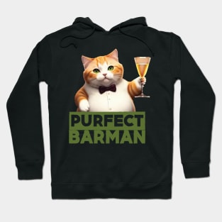 Just a Purrfect Barman Cat Hoodie